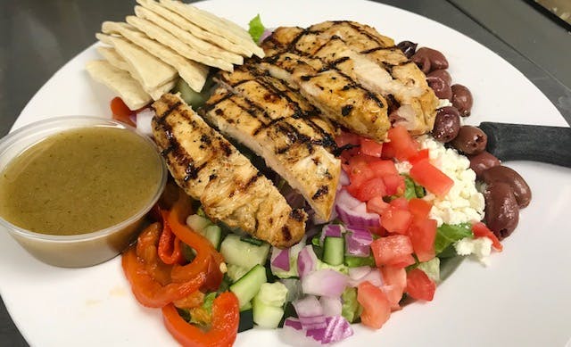 a plate of food